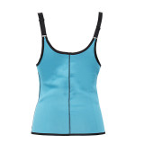 Rubber Zipper Three-breasted Waist-protecting Tummy Control Corset