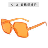 New Style Trendy Large Frame Sunglasses For Women, Fashionable Sunglasses For Men