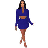 New Autumn and Winter Deep V Solid Color Hot Diamond Chain Splicing Dress