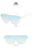 New Korean Retro Internet Celebrity Sunglasses Half Frame One-Piece Sunglasses
