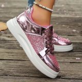 Fashion Casual Large Size Thick Bottom Sequin Trend Sports Shoes