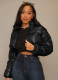 Fashionable Zipper Cardigan High Collar Thickened Cotton Jacket