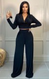 Fashionable and Sexy Backless Two-piece Set