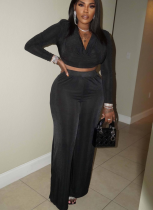 Fashionable and Sexy Backless Two-piece Set