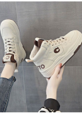 Autumn And Winter Soft-Soled Super Hot High-Top Shoes New Versatile Sneakers Casual Sports Shoes