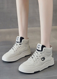 Autumn And Winter Soft-Soled Super Hot High-Top Shoes New Versatile Sneakers Casual Sports Shoes