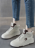 Autumn And Winter Soft-Soled Super Hot High-Top Shoes New Versatile Sneakers Casual Sports Shoes