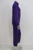 Casual Sweatshirt Fleece Sports Street Two-piece Set