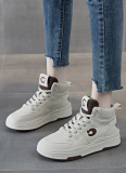Autumn And Winter Soft-Soled Super Hot High-Top Shoes New Versatile Sneakers Casual Sports Shoes