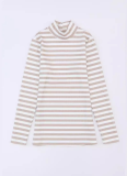 New Autumn Striped Sweater Casual Style Pullover Slim Fit Long Sleeve Top