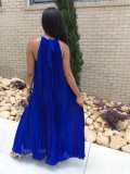 Fashionable Sexy Pleated Dress