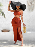 Sexy Off-shoulder Midriff Dress