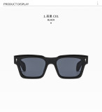 Hip Hop Retro Glasses Leopard Print Frame Anti-Ultraviolet