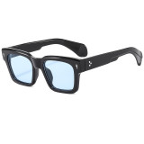 Hip Hop Retro Glasses Leopard Print Frame Anti-Ultraviolet