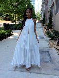 Fashionable Sexy Pleated Dress