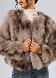 Casual Fox Fur Cardigan Jacket