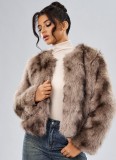 Casual Fox Fur Cardigan Jacket