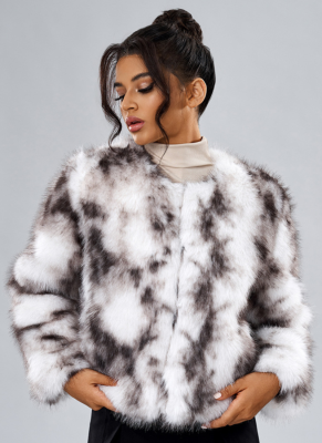 Casual Fox Fur Cardigan Jacket