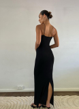 Sexy Lace-up Strappy Backless Slim-fit Dress
