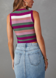 High Waist Washed Slit A-line Denim Skirt