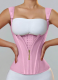 Retro Waist Trainer with Zipper and Buckles