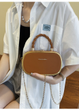 Fashionable and Simple Candy-colored Shoulder Crossbody Bag