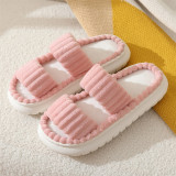 EVA Thick-soled Non-slip Floor Home Warm Cotton Slippers