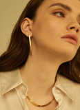Light Luxury Retro Oil Drop Flower Earrings