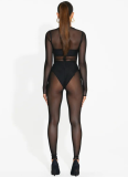 Sexy Mesh See-through Jumpsuit