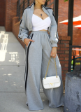 Fashion Sports Sweatshirt Striped Jacket Suit