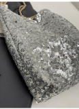 Fashionable and High-end Sequined Messenger Bag