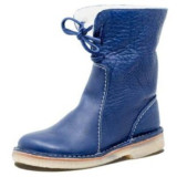 Comfortable and Versatile Plus-Size Mid-Calf Martin Boots