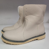 Comfortable and Versatile Plus-Size Mid-Calf Martin Boots