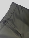 High-waisted Stretch Sexy Slim PU Leather Pants