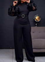 Sexy Long Sleeve High Waist Elegant Jumpsuit