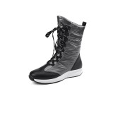 Winter Plus Size Genuine Leather Warm Women's Boots for Snow