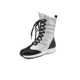 Winter Plus Size Genuine Leather Warm Women's Boots for Snow