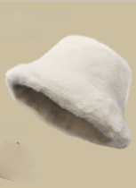 Fashionable Warm Plush Bucket Hat