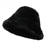 Fashionable Warm Plush Bucket Hat
