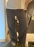 High-waisted Loose Straight-leg Draped Trousers
