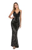 Sexy Halter Back Long Gown Dress