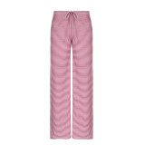 High-waisted Loose Straight-leg Draped Trousers