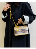 Fashion Retro Letter Large Capacity Briefcase Messenger Bag