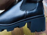 Chelsea Rhinestone Buckle Platform Thick-soled Martin Boots