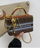 Fashion Retro Letter Large Capacity Briefcase Messenger Bag