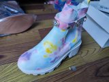 Chelsea Rhinestone Buckle Platform Thick-soled Martin Boots