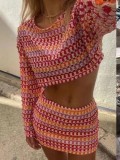 Bestseller Lace Bustier Bell Sleeve Top + High-Waisted Skirt Set