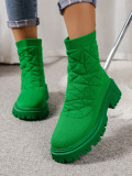 New Elastic Knit Thick-Soled Sock Boots