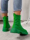 New Elastic Knit Thick-Soled Sock Boots