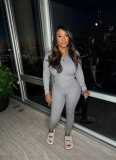 New Autumn and Winter Knitted Slim Casual Two-piece Suit